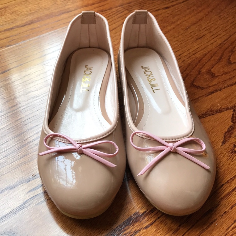 Patent Leather Nude Pink Ballet Flats